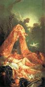 Francois Boucher Mars and Venus Surprised by Vulcan oil painting